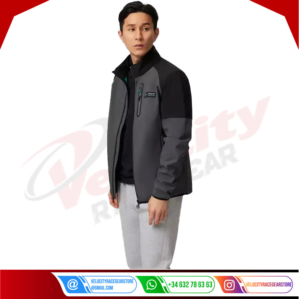 Mercedes-AMG F1 Softshell Jacket - Velocity Racegear-Mercedes-AMG F1 Softshell Jacket - Velocity Racegear-F1 jacket