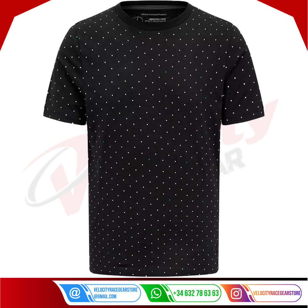 Mercedes-AMG Petronas 2023 Polka Dot T-Shirt - Velocity Racegear-Mercedes-AMG Petronas 2023 Polka Dot T-Shirt - Velocity Racegear-F1 Polo Shirts