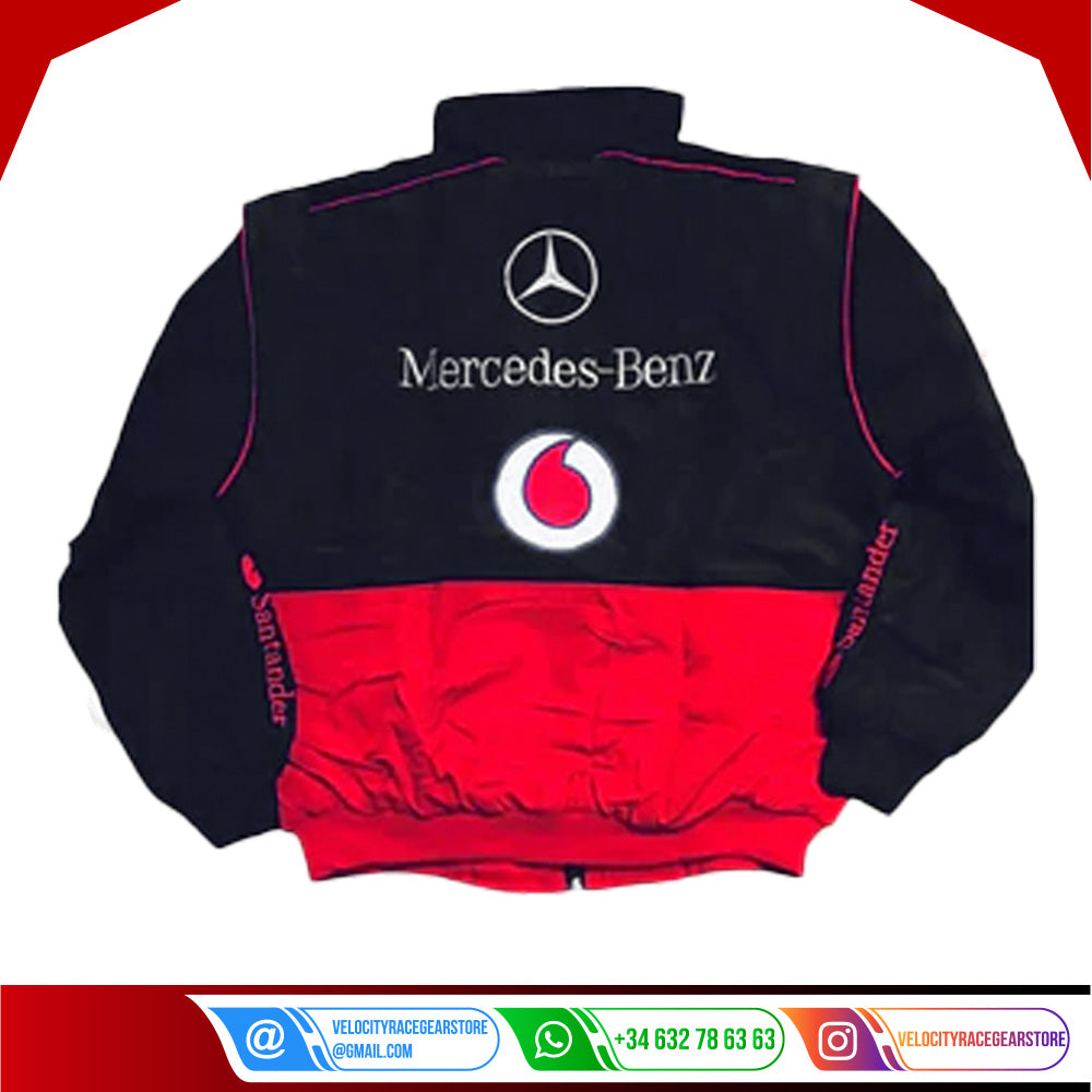Mercedes AMG Petronas Coat Embroidered Logo F1 Racing Jacket - Velocity Racegear-Mercedes AMG Petronas Coat Embroidered Logo F1 Racing Jacket - Velocity Racegear-F1 jacket