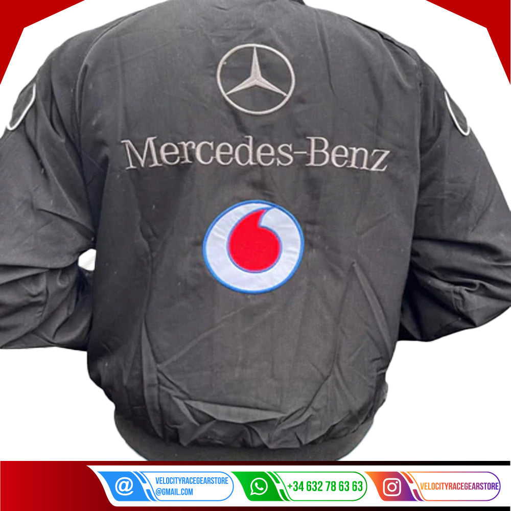 Mercedes F1 Racing Bomber Jacket - Velocity Racegear-Mercedes F1 Racing Bomber Jacket - Velocity Racegear-F1 jacket