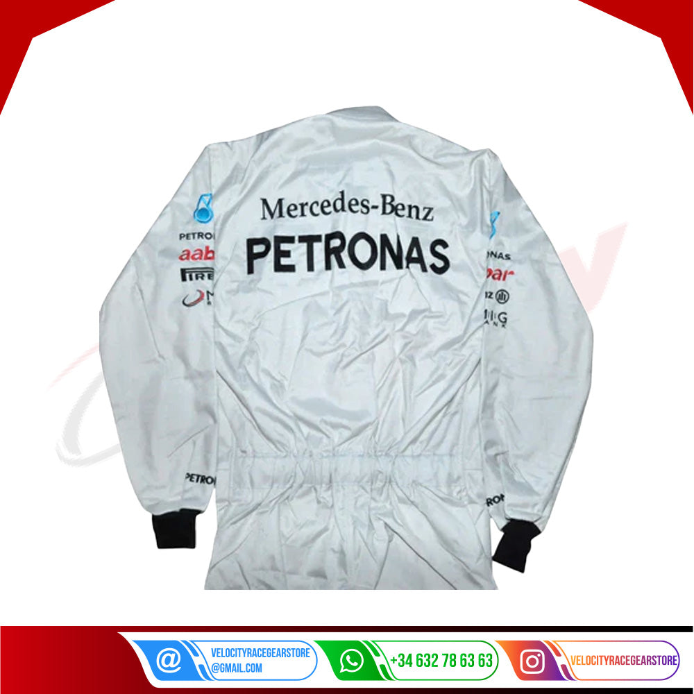 Michael Schumacher SIGNED Mercedes 2012 F1 REPLICA Race SUIT - Velocity Racegear-Michael Schumacher SIGNED Mercedes 2012 F1 REPLICA Race SUIT - Velocity Racegear-F1 Racing Suit