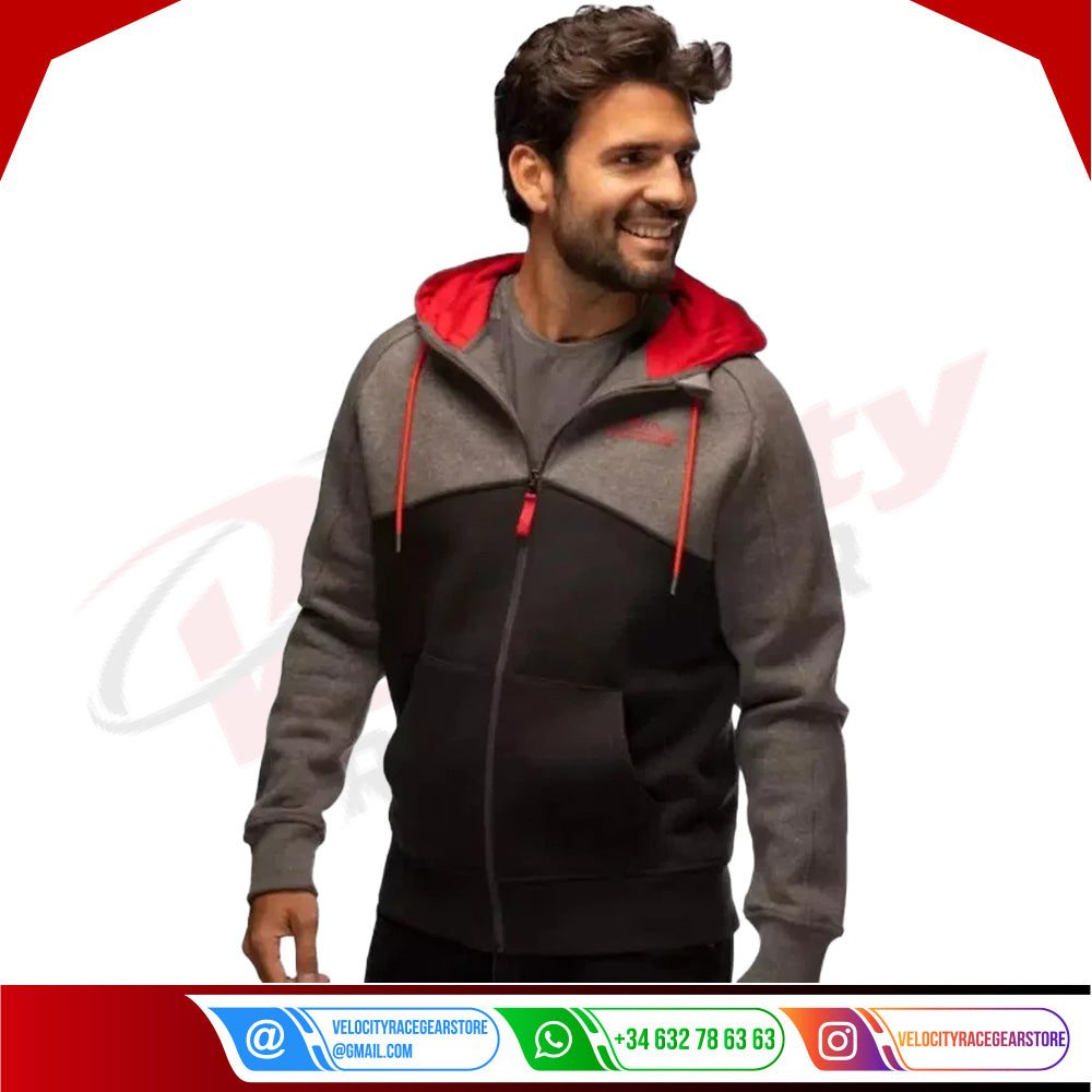 Michael Schumacher Zip Hoodie Last GP Race 2012 - Velocity Racegear-Michael Schumacher Zip Hoodie Last GP Race 2012 - Velocity Racegear-F1 jacket