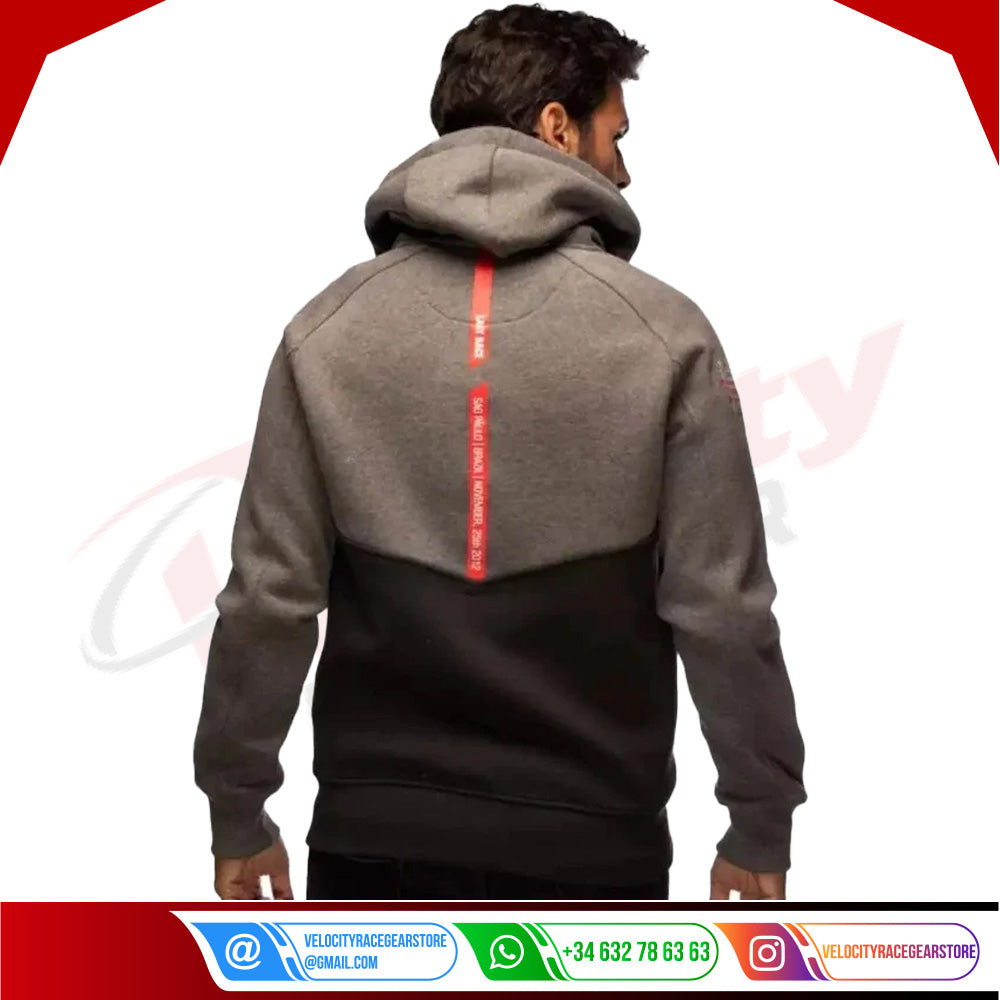 Michael Schumacher Zip Hoodie Last GP Race 2012 - Velocity Racegear-Michael Schumacher Zip Hoodie Last GP Race 2012 - Velocity Racegear-F1 jacket