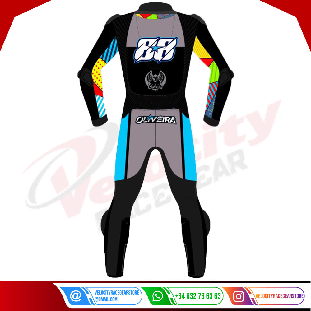 Miguel Oliveira Winter Test Street Racing Suit 2022 - Velocity Racegear-null