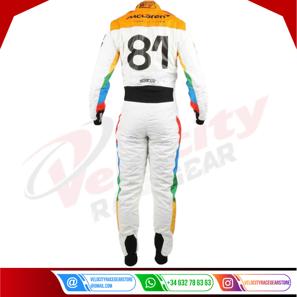 NEW MCLAREN SILVERSTONE OSCAR PIASTRI 2023 F1 TEAM RACE SUIT - Velocity Racegear-NEW MCLAREN SILVERSTONE OSCAR PIASTRI 2023 F1 TEAM RACE SUIT - Velocity Racegear-F1 Racing Suits