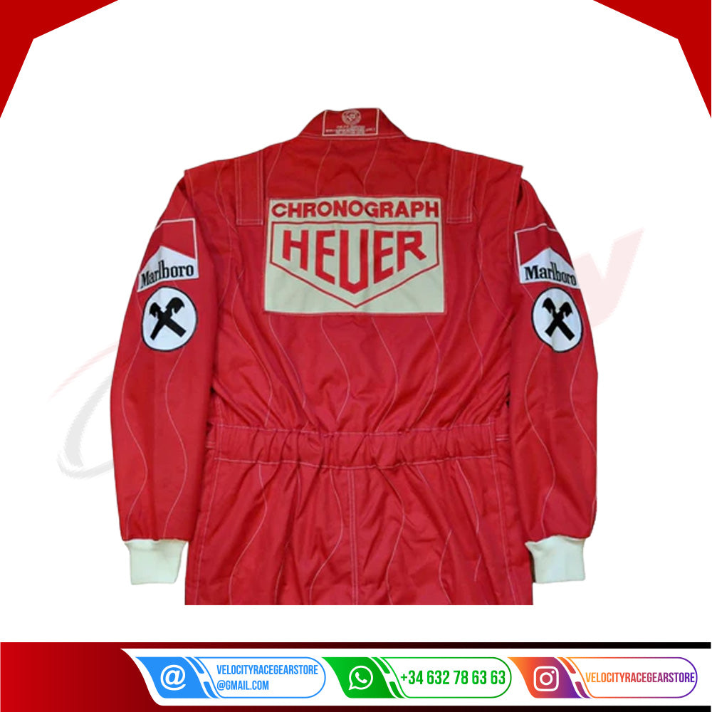 NIKI LAUDA SIGNED FERRARI 1977 F1 REPLICA Race SUIT - Velocity Racegear-NIKI LAUDA SIGNED FERRARI 1977 F1 REPLICA Race SUIT - Velocity Racegear-F1 Racing Suit