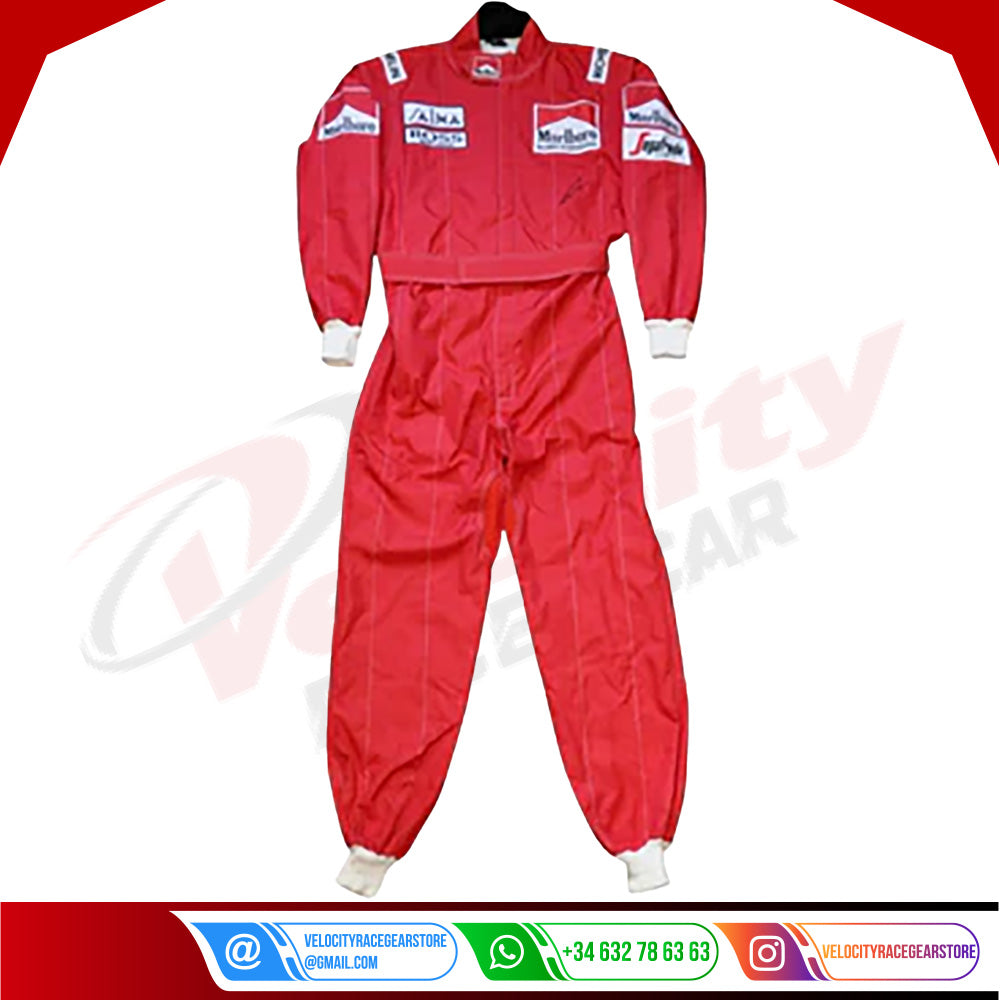 NIKI LAUDA SIGNED McLaren 1984 F1 REPLICA Race SUIT - Velocity Racegear-NIKI LAUDA SIGNED McLaren 1984 F1 REPLICA Race SUIT - Velocity Racegear-F1 Racing Suit