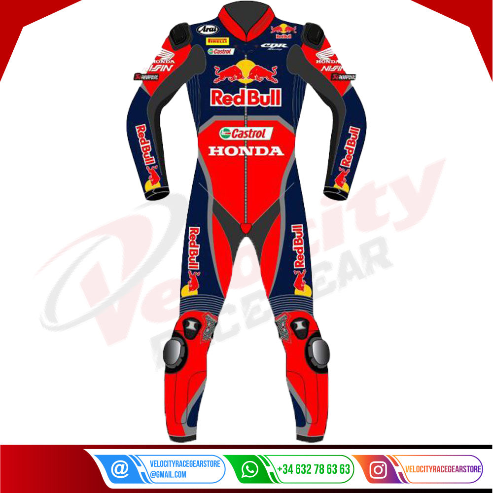 Nicky Hayden Red Bull Honda WSBK 2017 Race Suit - Velocity Racegear-null