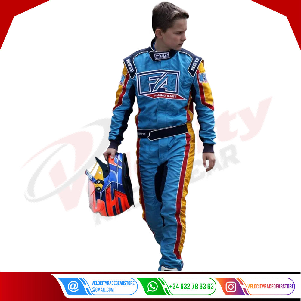 Oscar Piastri F1 Race Suit FA Racing Kart - Velocity Racegear-Oscar Piastri F1 Race Suit FA Racing Kart - Velocity Racegear-F1 Racing Suits
