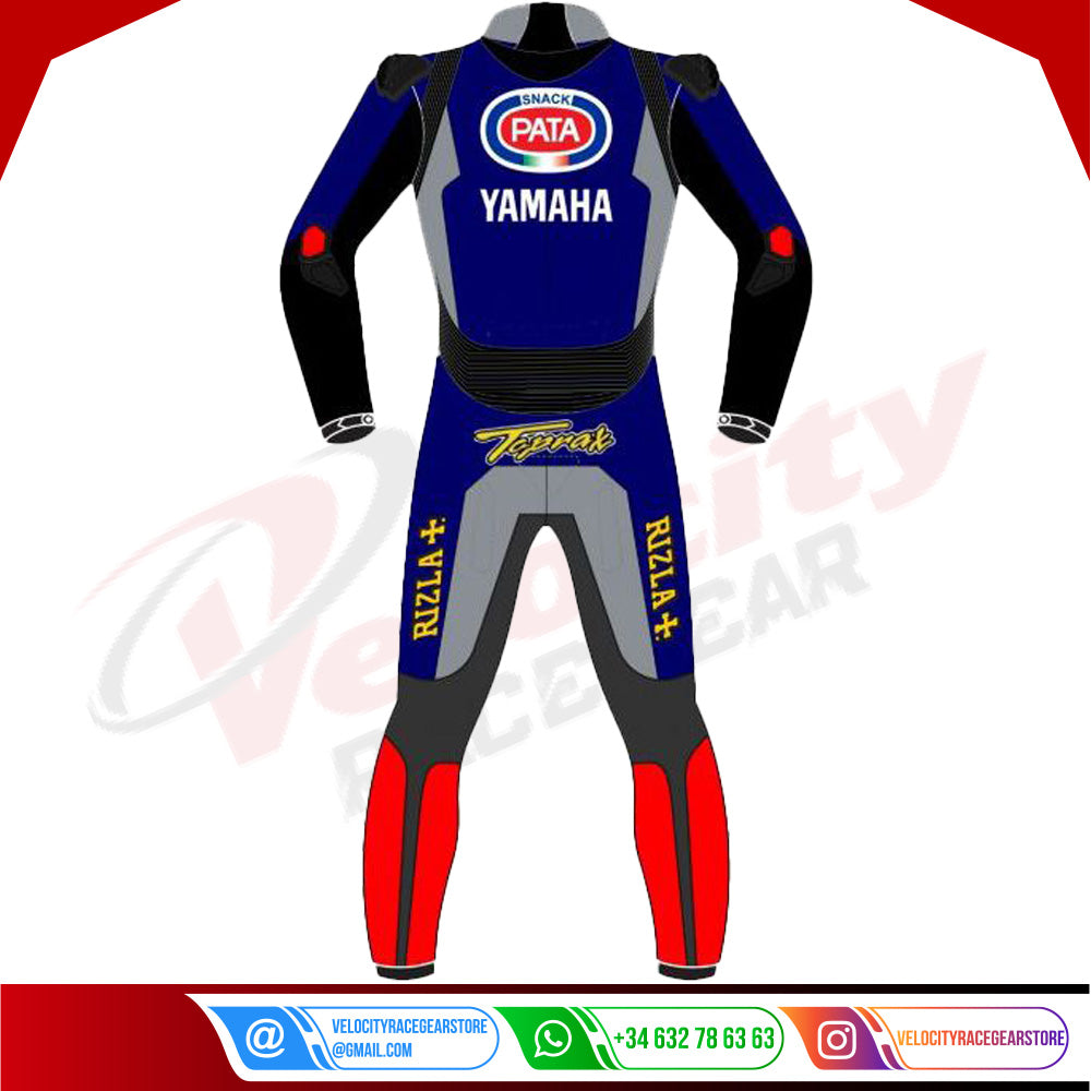 Pata Yamaha Motorcycle Leather Suit 2020 - Velocity Racegear-null