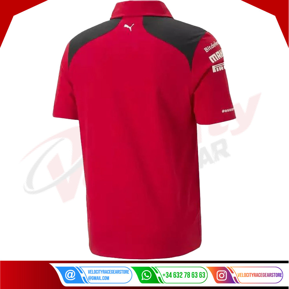 Scuderia Ferrari F1 2023 Team Polo - Velocity Racegear-Scuderia Ferrari F1 2023 Team Polo - Velocity Racegear-F1 Polo Shirts