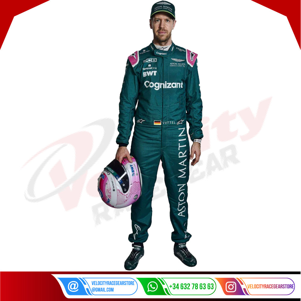 Sebastian Vettel Aston Martin F1 drivers 2021 Race Suit