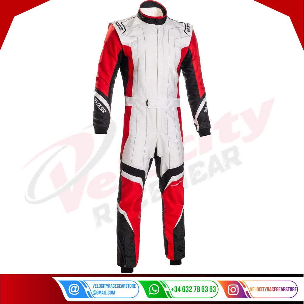 Sparco X-Light KS-7 Kart-Suit Black/Grey - DASH CIK-Homologation