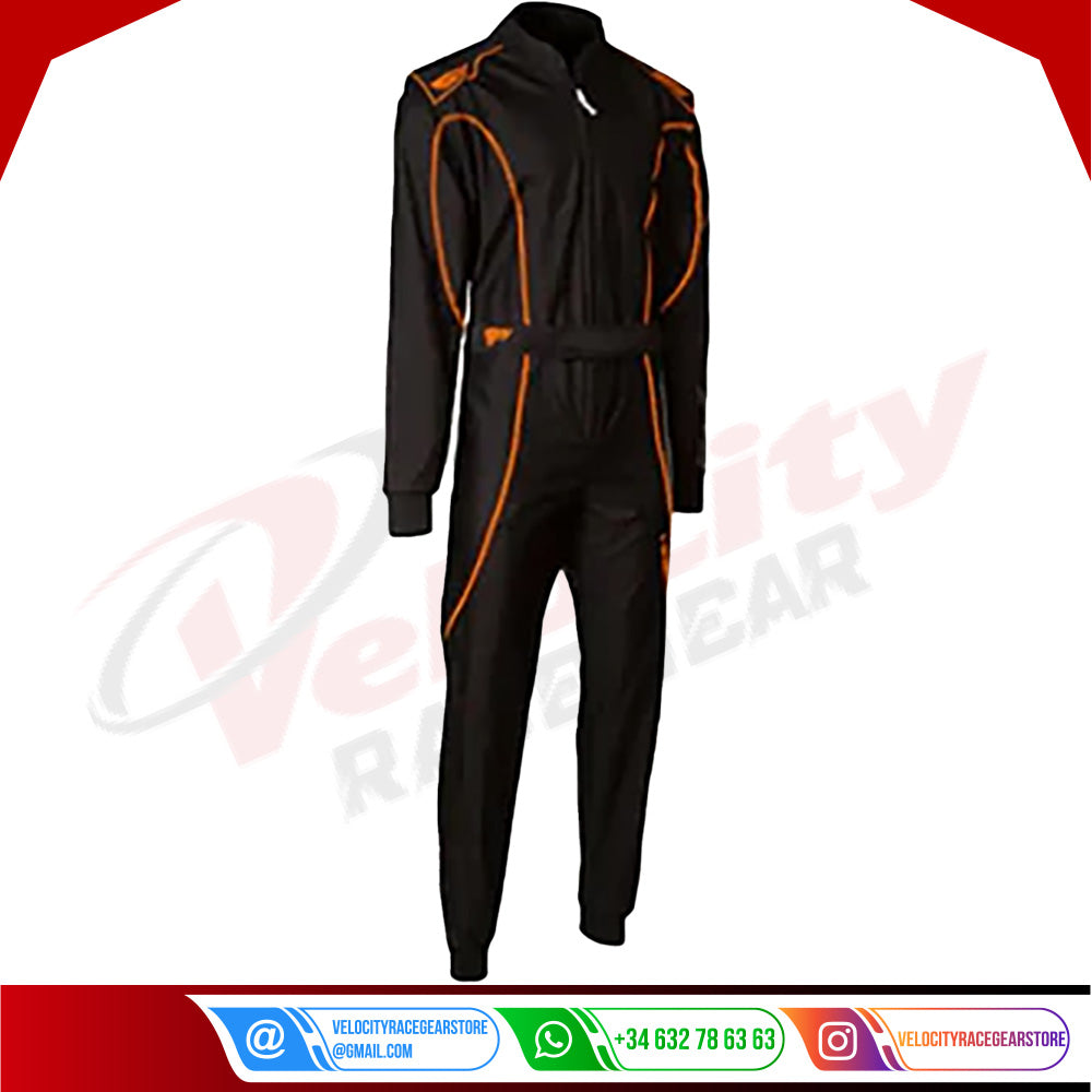 Speed LVL2 suit RS-1 Barcelona black / Fluo orange