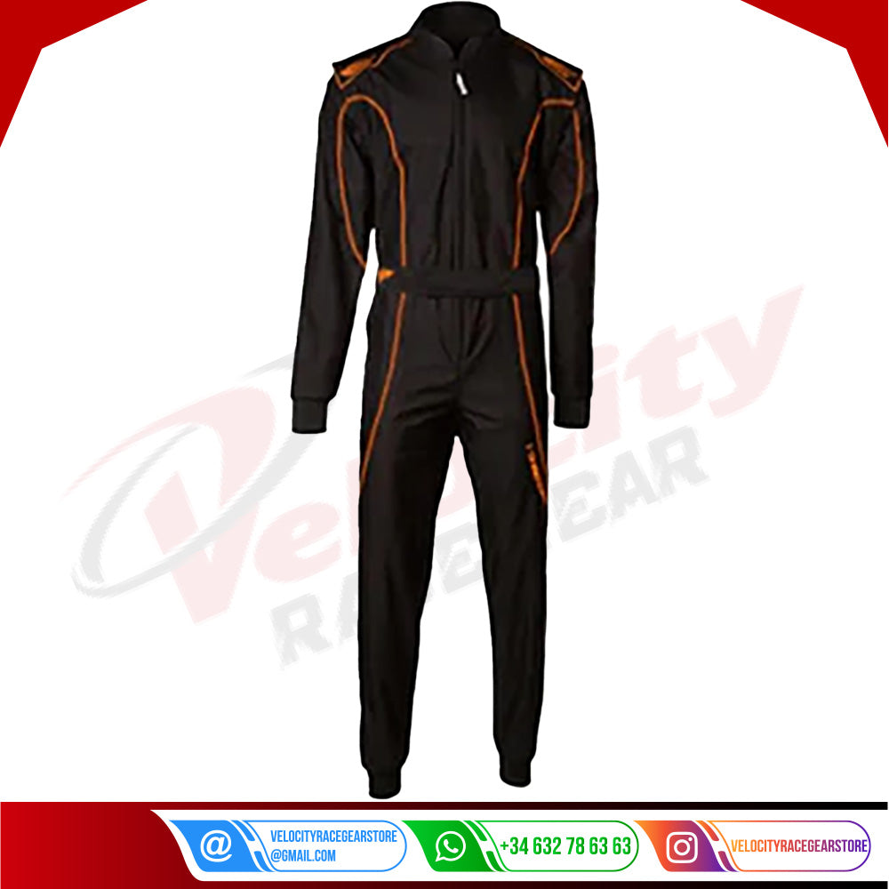 Speed LVL2 suit RS-1 Barcelona black / Fluo orange