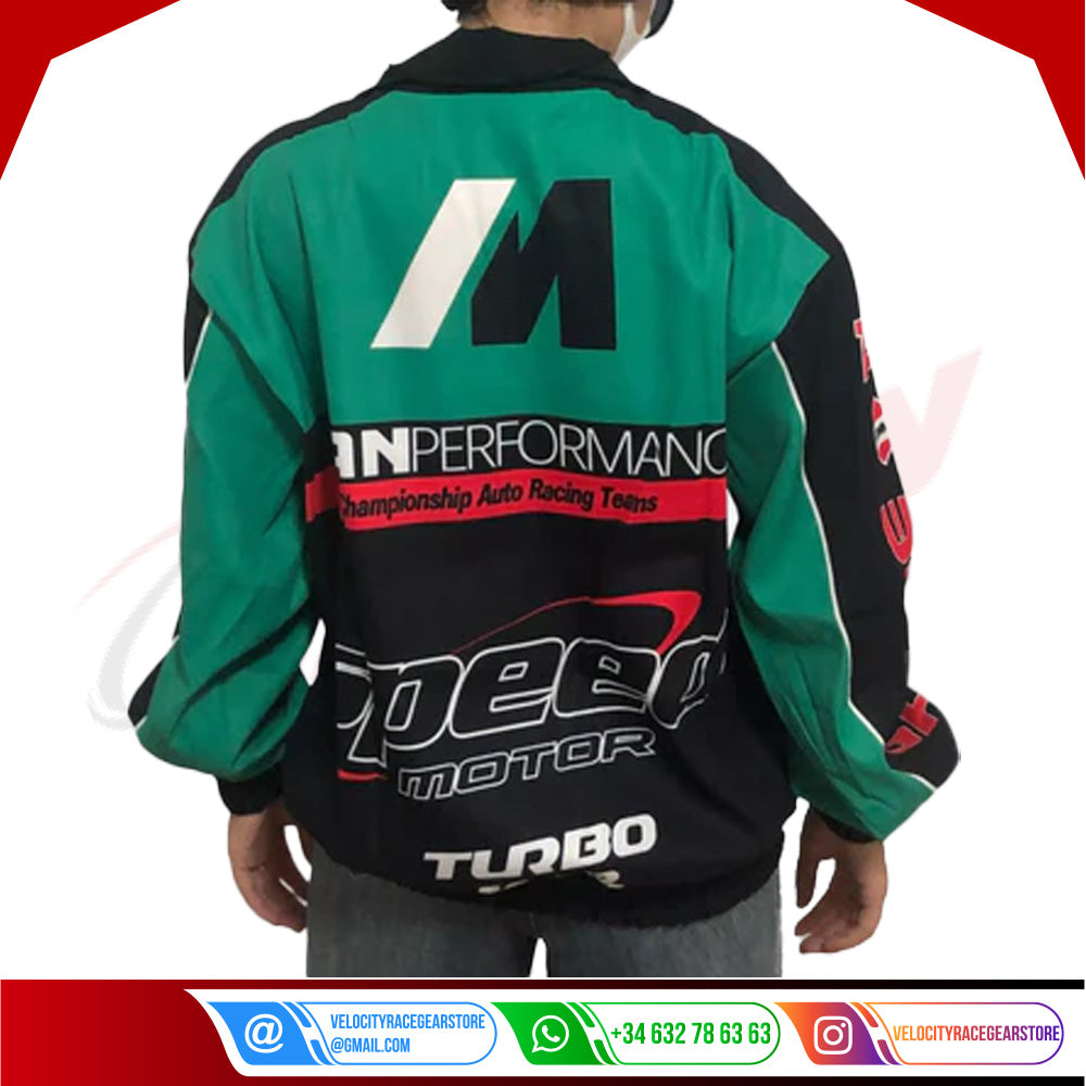 Speed Motor Green racing f1 jacket - Velocity Racegear-Speed Motor Green racing f1 jacket - Velocity Racegear-F1 jacket