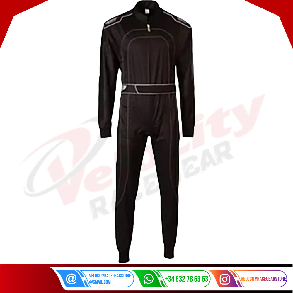 Speed hobby suit DAYTONA HS-1 Black - Velocity Racegear-Speed hobby suit DAYTONA HS-1 Black - Velocity Racegear-Kart Racing Suit