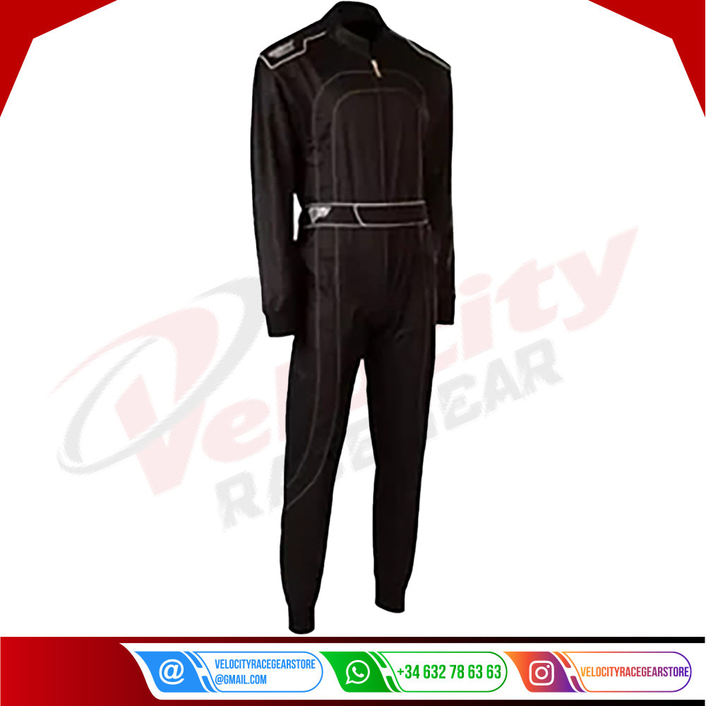 Speed hobby suit DAYTONA HS-1 Black - Velocity Racegear-Speed hobby suit DAYTONA HS-1 Black - Velocity Racegear-Kart Racing Suit