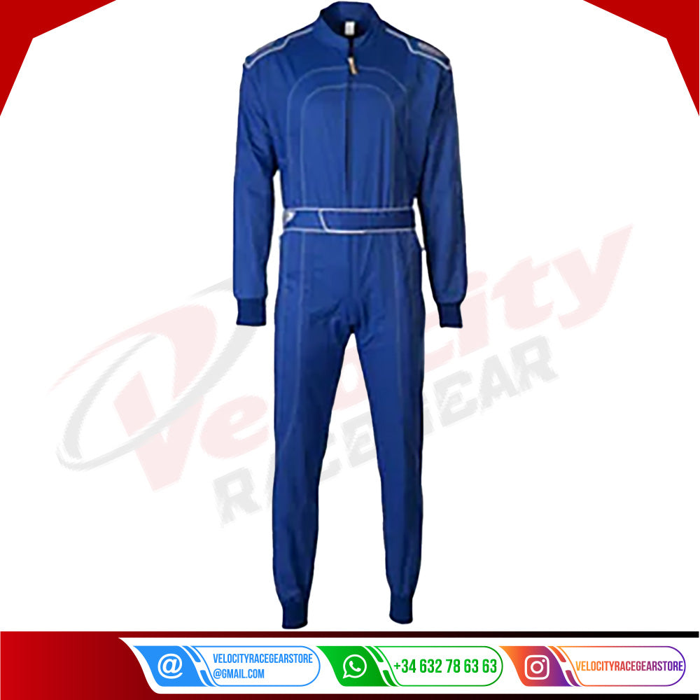 Speed hobby suit Daytona HS-1 Blue - Velocity Racegear-Speed hobby suit Daytona HS-1 Blue - Velocity Racegear-Kart Racing Suit
