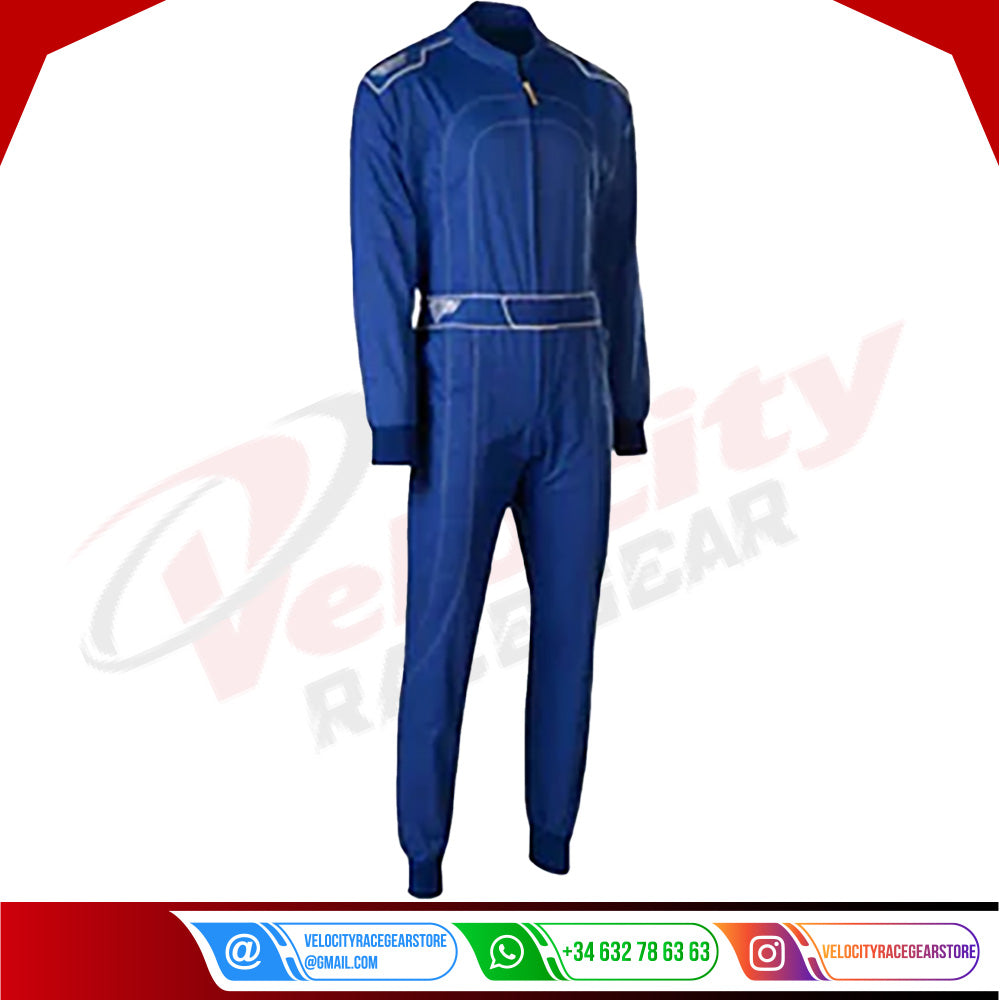 Speed hobby suit Daytona HS-1 Blue - Velocity Racegear-Speed hobby suit Daytona HS-1 Blue - Velocity Racegear-Kart Racing Suit