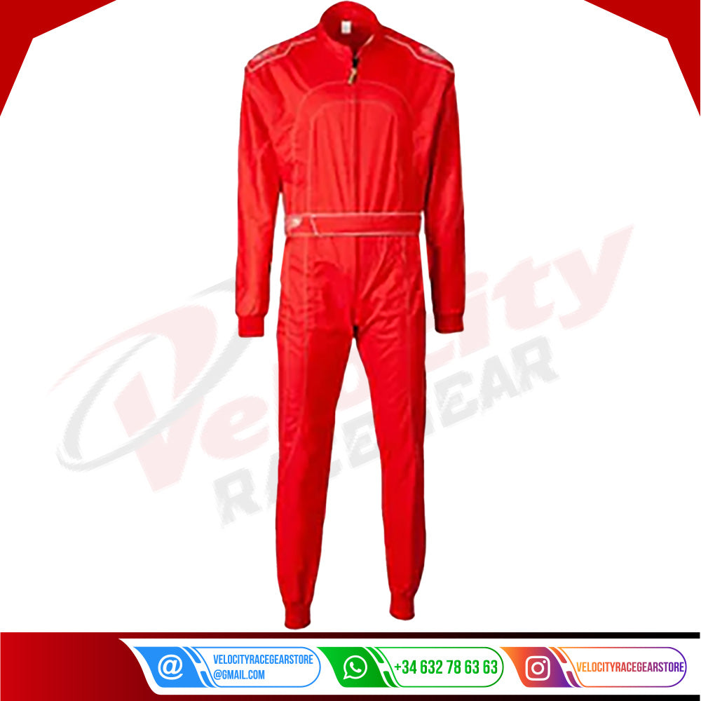 Speed hobby suit Daytona HS-1 Red - Velocity Racegear-Speed hobby suit Daytona HS-1 Red - Velocity Racegear-Kart Racing Suit