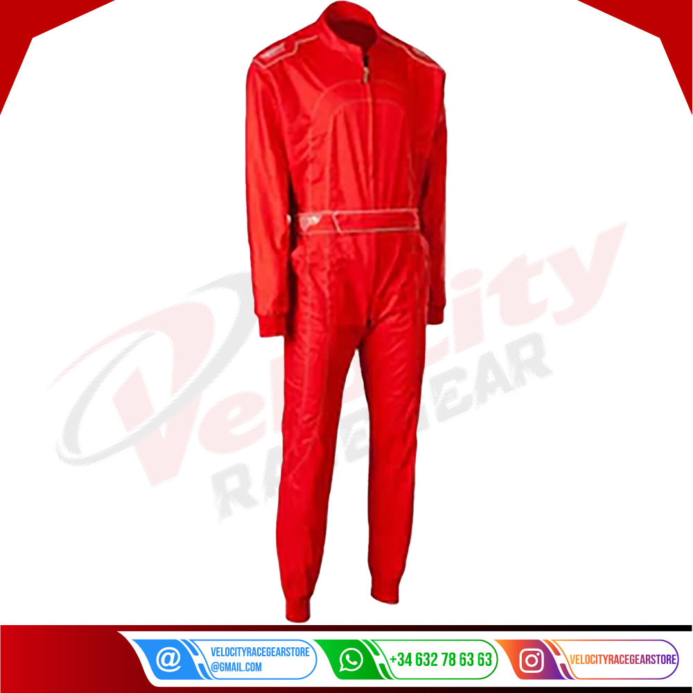 Speed hobby suit Daytona HS-1 Red - Velocity Racegear-Speed hobby suit Daytona HS-1 Red - Velocity Racegear-Kart Racing Suit