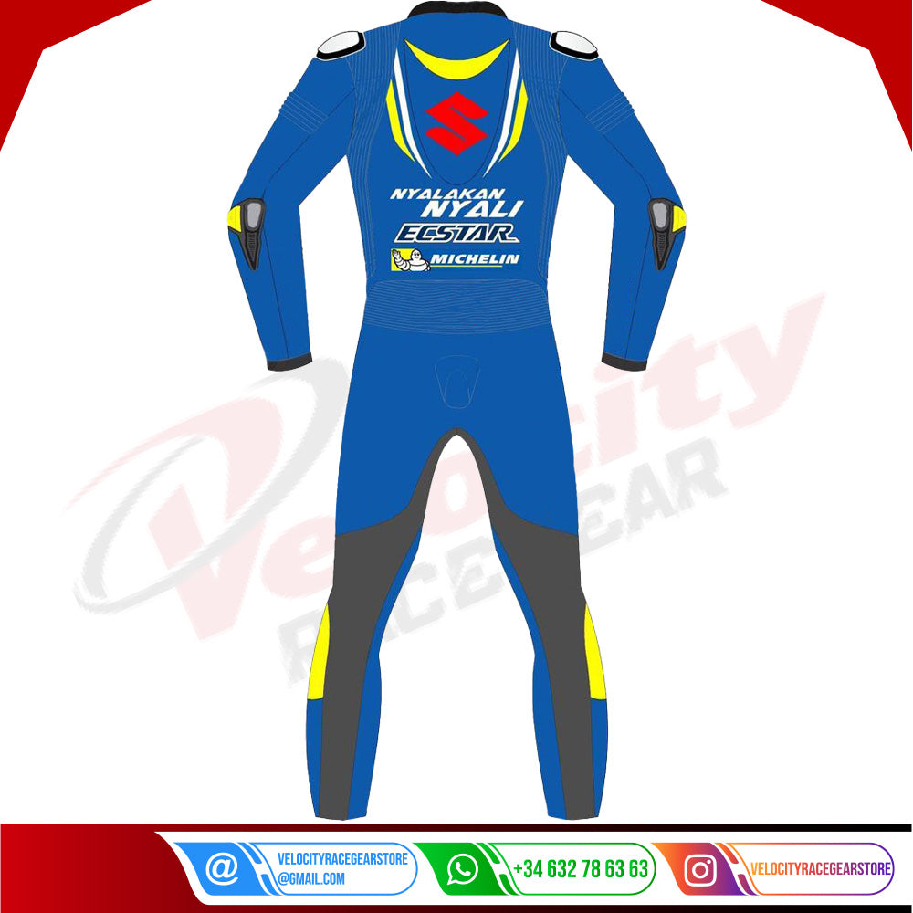 Suzuki Motorcycle Leather Suit - Velocity Racegear-null