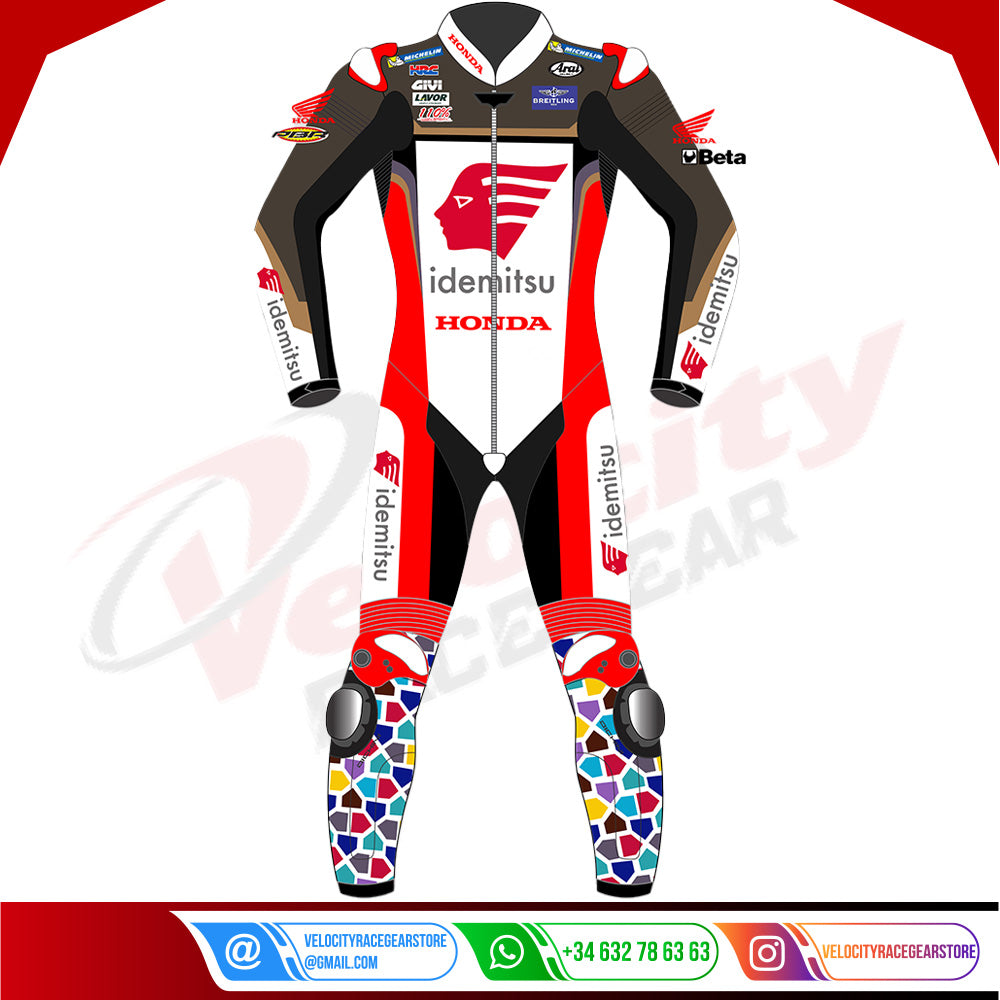 Takaaki Nakagami Honda 2023 MotoGP Racing Suit - Velocity Racegear-null