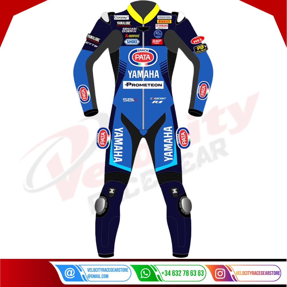 Toprak Razgatlioglu Pata Yamaha WSBK 2023 Leather Suit - Velocity Racegear-null