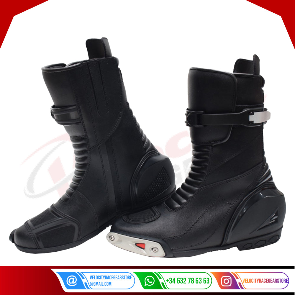 Tourist, Motorbike Motorcycle Men Leather Racing Sports Shoes Boots
