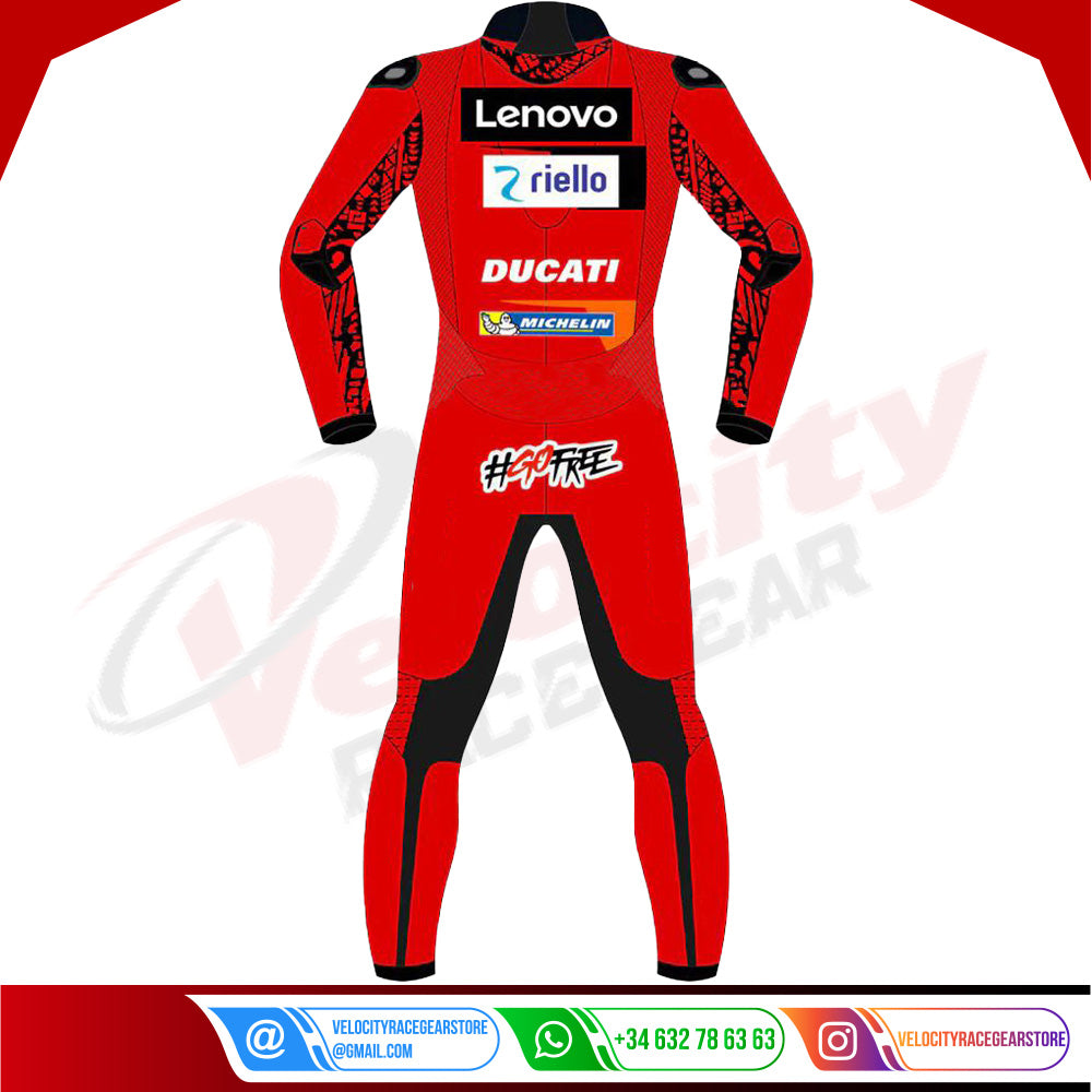 Unique Racing Ducati Motorcycle Leather Suit - Velocity Racegear-null