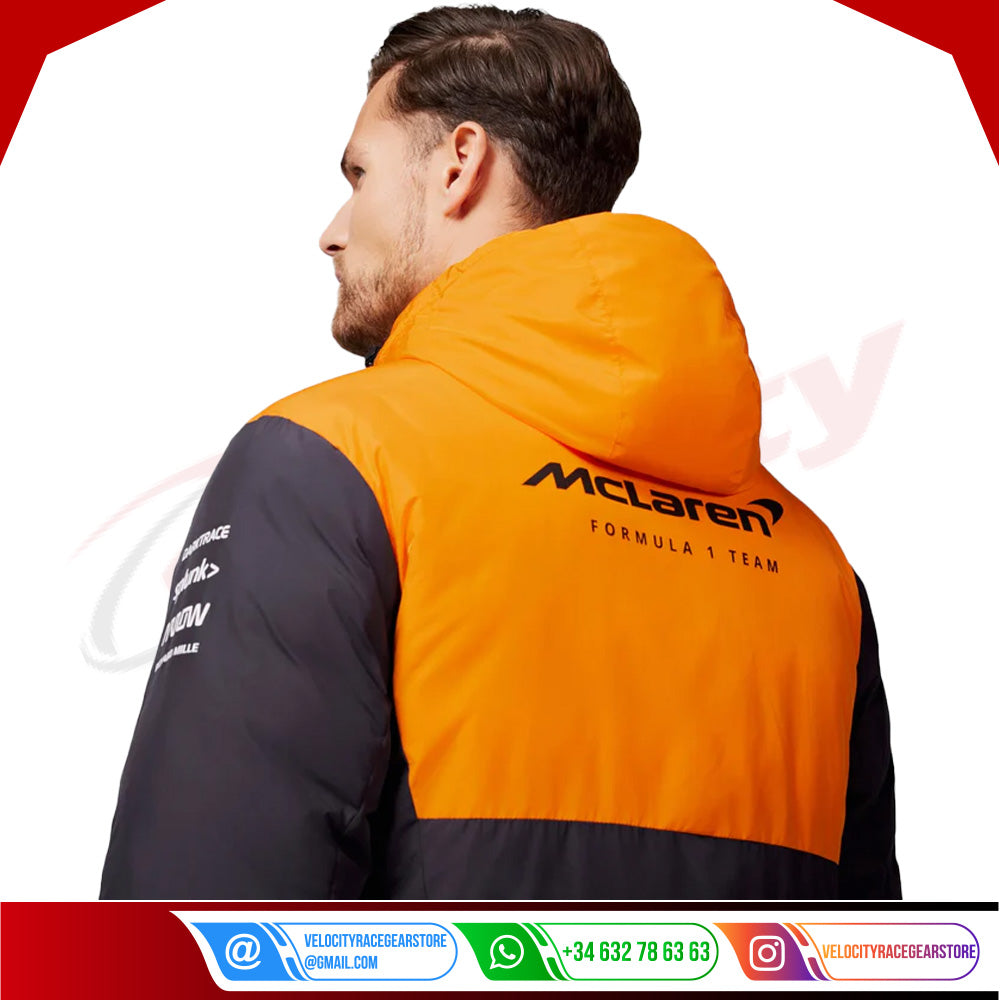 Unisex Official Teamwear Longline Padded Jacket Formula 1 - Velocity Racegear-Unisex Official Teamwear Longline Padded Jacket Formula 1 - Velocity Racegear-F1 jacket