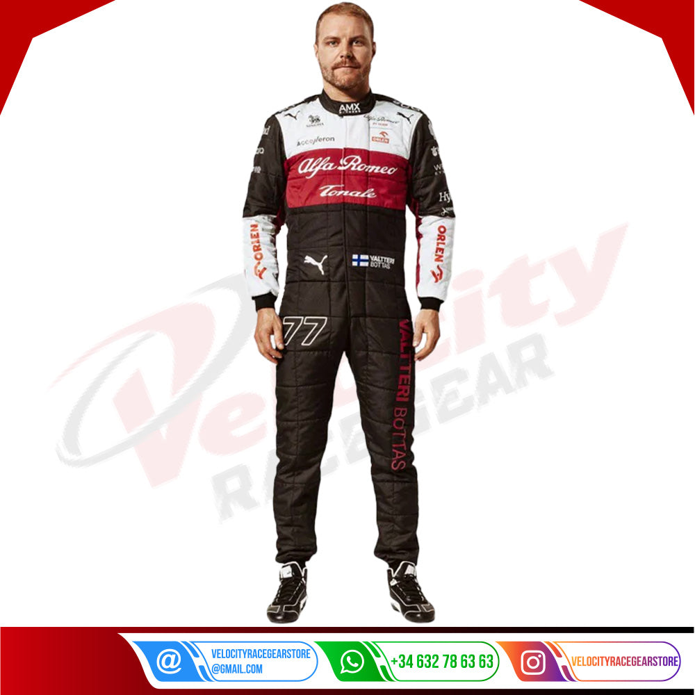 VALTTERI BOTTAS 2022 F1 RACE SUIT - USA GP - Velocity Racegear-VALTTERI BOTTAS 2022 F1 RACE SUIT - USA GP - Velocity Racegear-F1 Racing Suit