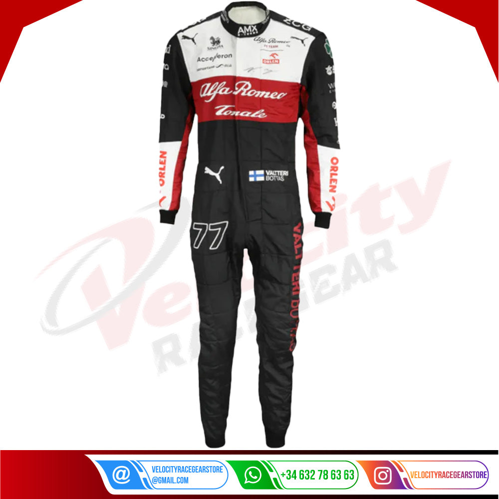 VALTTERI BOTTAS 2022 F1 RACE SUIT - USA GP - Velocity Racegear-VALTTERI BOTTAS 2022 F1 RACE SUIT - USA GP - Velocity Racegear-F1 Racing Suit