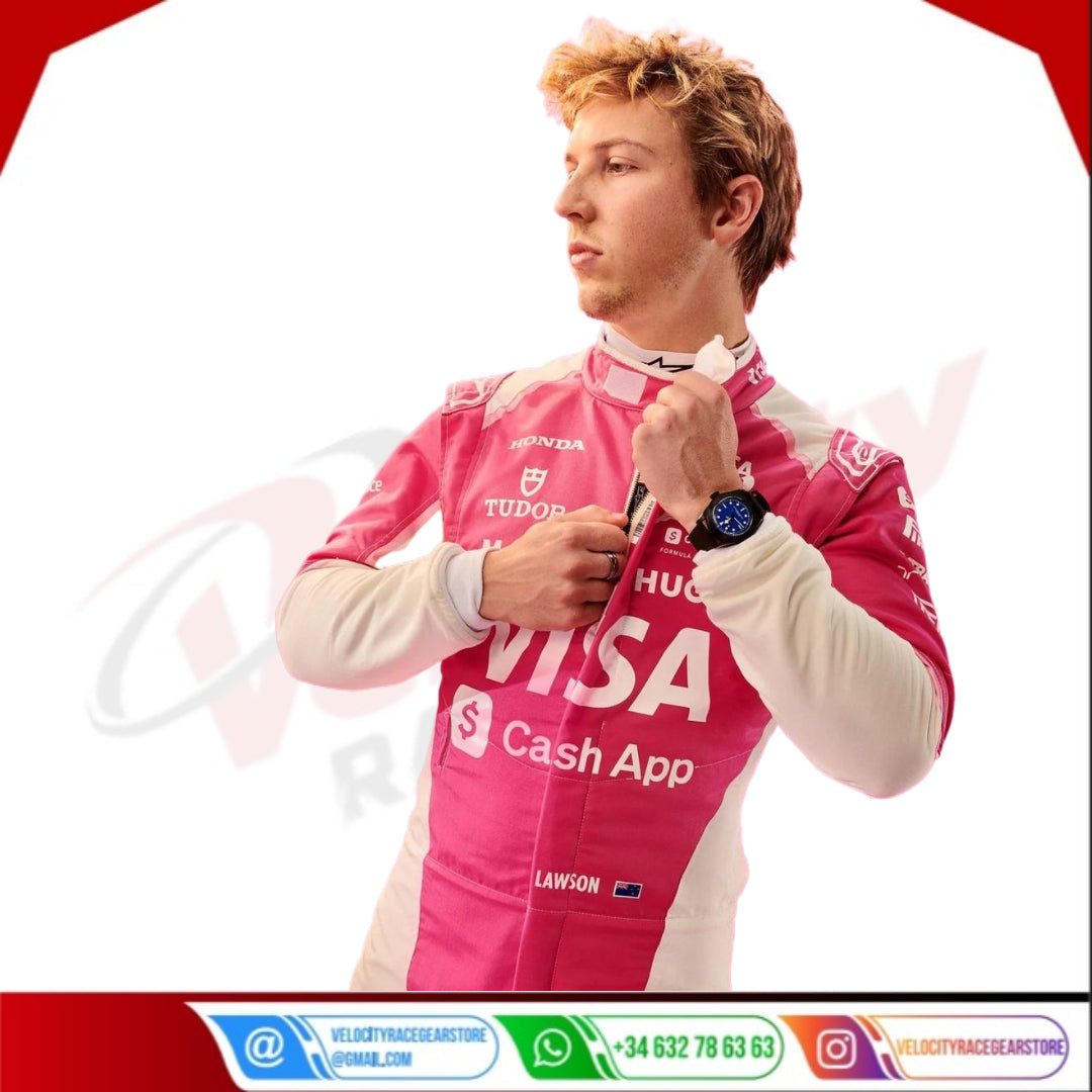 Liam Lawson Miami gp Visa Cash App RB F1 Race Suit 2025