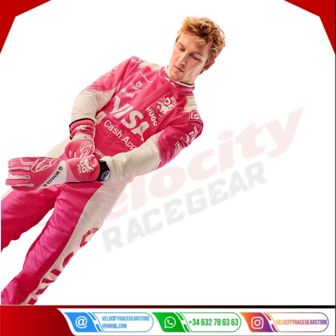 Liam Lawson Miami gp Visa Cash App RB F1 Race Suit 2025
