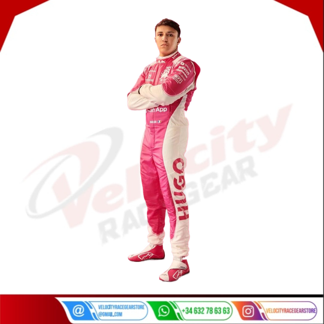 Isack HadjarF1 Race Suit  Visa Cash App RB 2025 Miami gp