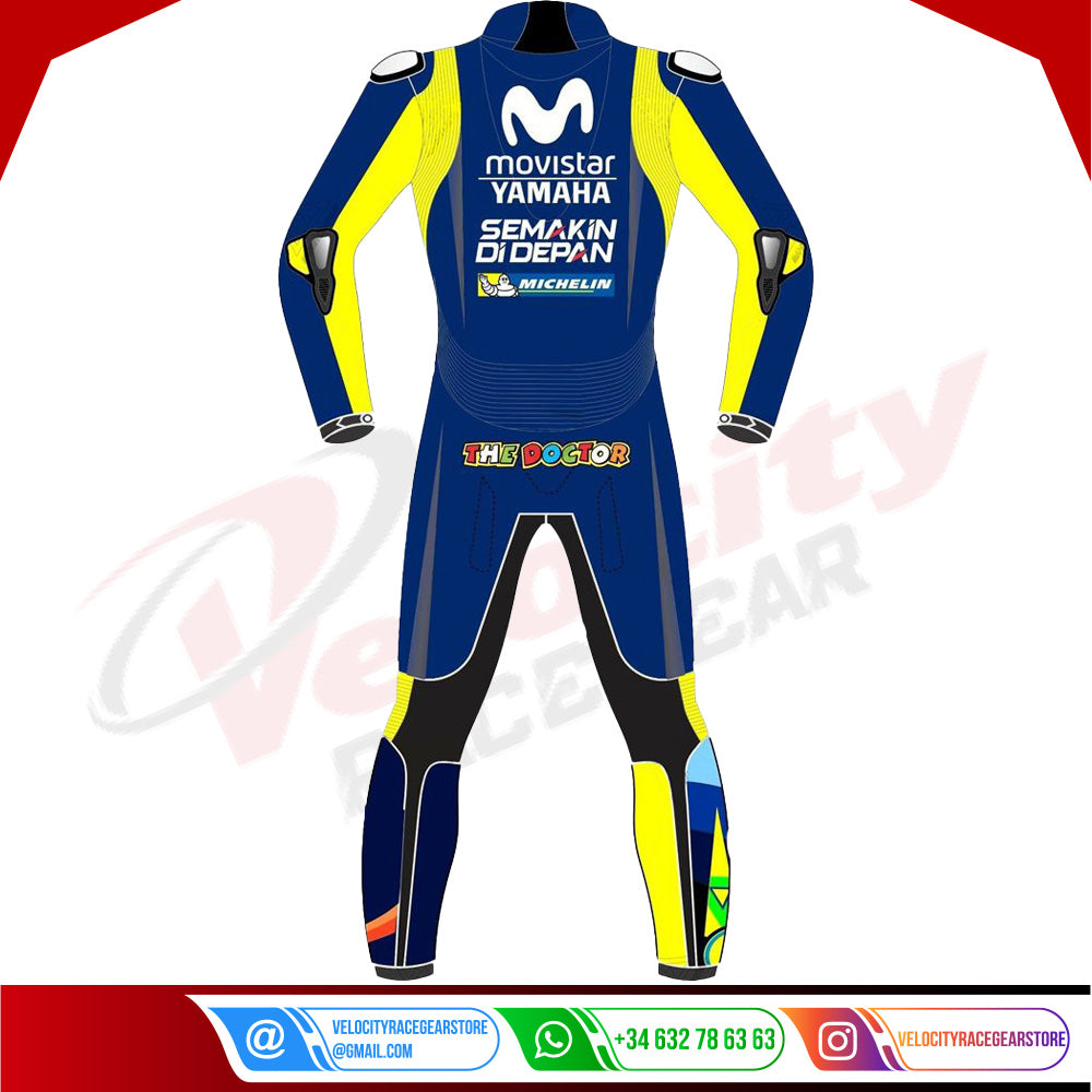 Valentino Rossi Motorcycle Leather Suit - Velocity Racegear-null