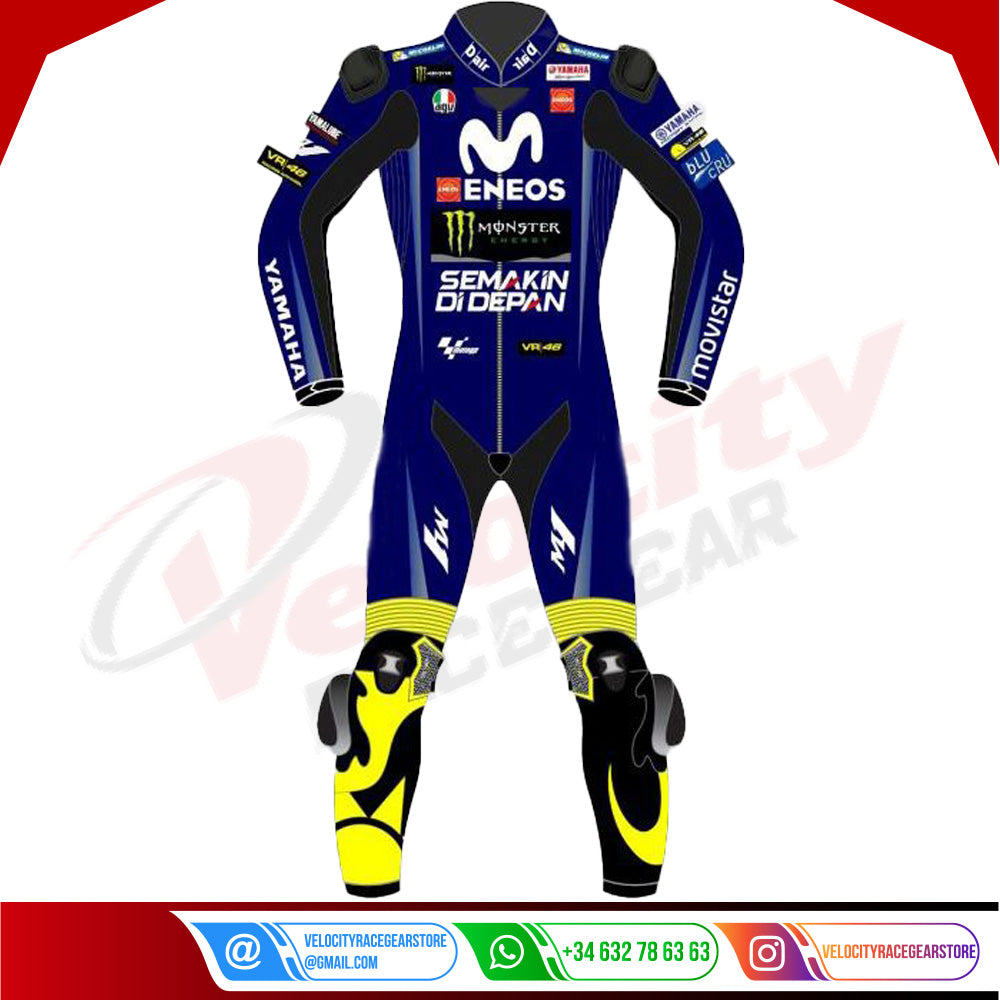 Valentino Rossi Movistar Yamaha 2018 Suit in Blue - Velocity Racegear-null