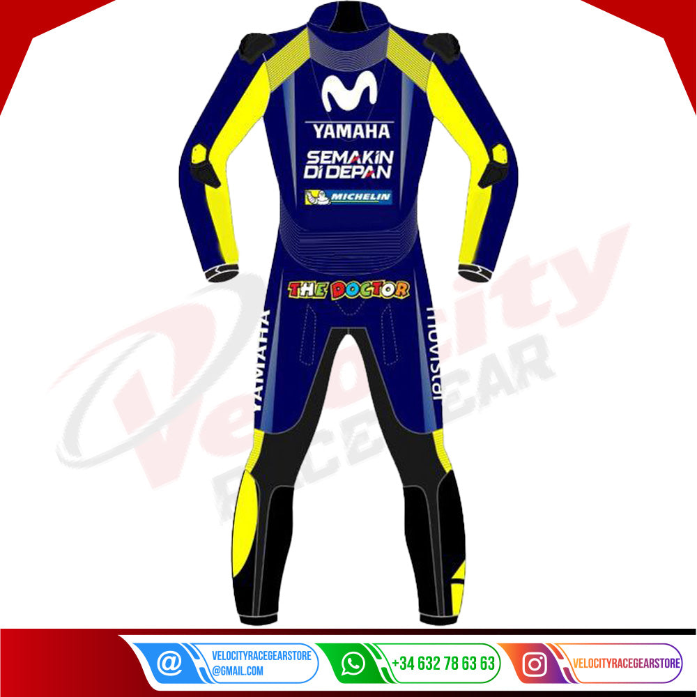 Valentino Rossi Movistar Yamaha 2018 Suit in Blue - Velocity Racegear-null