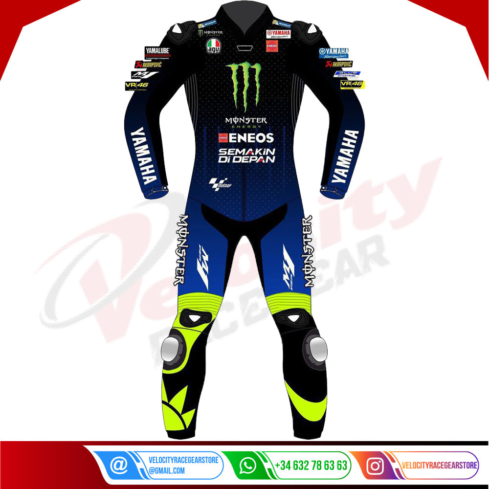 Valentino Rossi Yamaha Motorbike Suit 2020 - Velocity Racegear-null