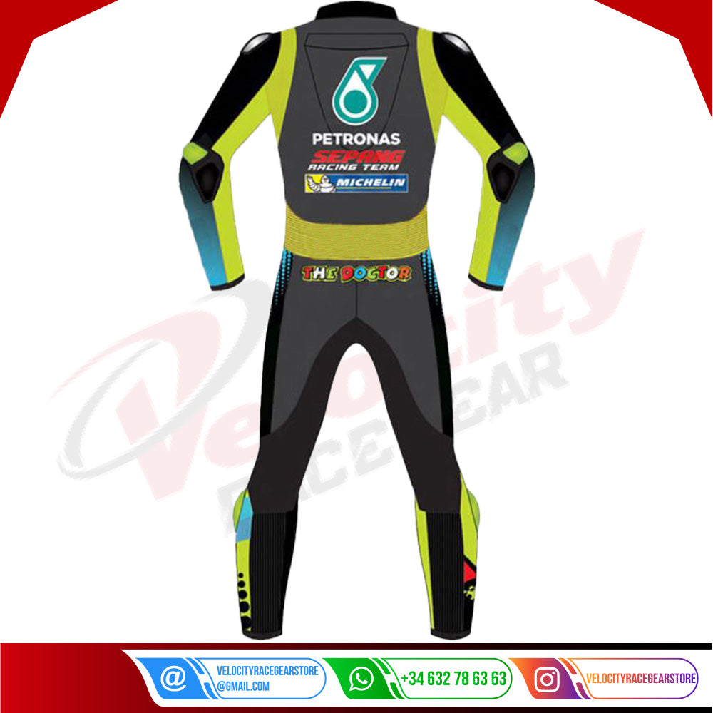 Valentino Rossi Yamaha Petronas Motorcycle Leather Suit 2021 - Velocity Racegear-null