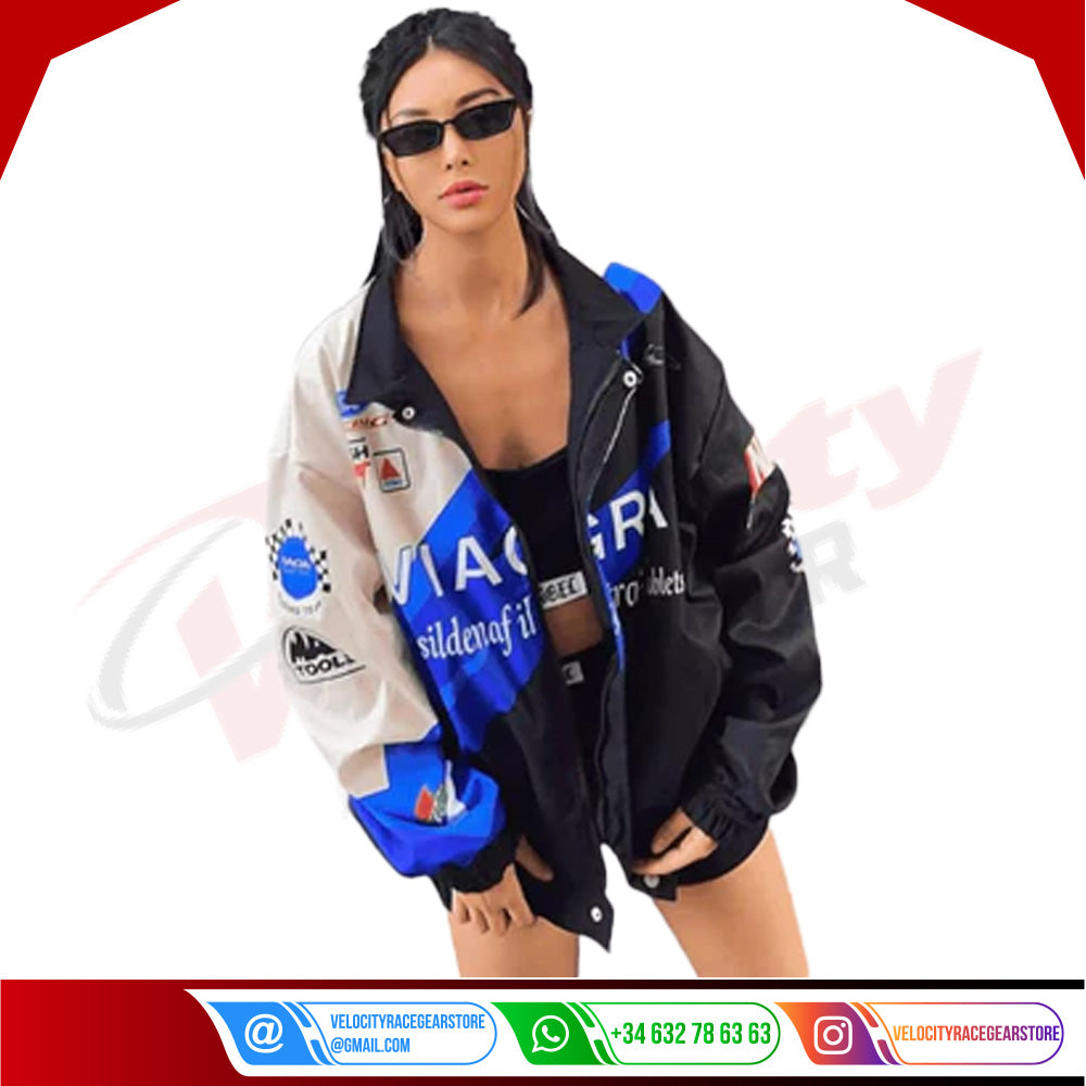 Viagra Nascar Vintage F1 Racing Jacket - Velocity Racegear-Viagra Nascar Vintage F1 Racing Jacket - Velocity Racegear-F1 jacket