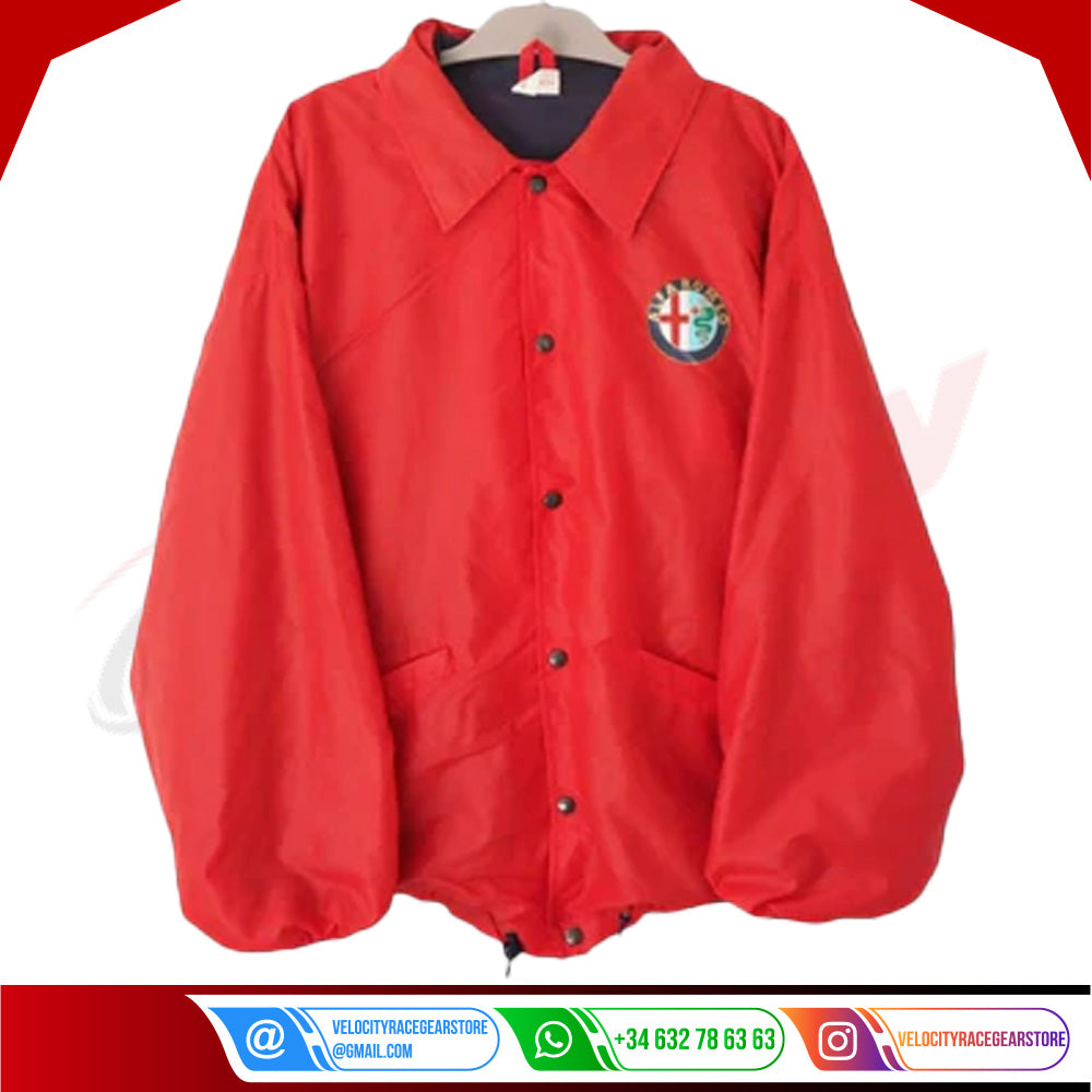 Vintage Alfa Romeo Racing Team F1 Jacket - Velocity Racegear-Vintage Alfa Romeo Racing Team F1 Jacket - Velocity Racegear-F1 jacket