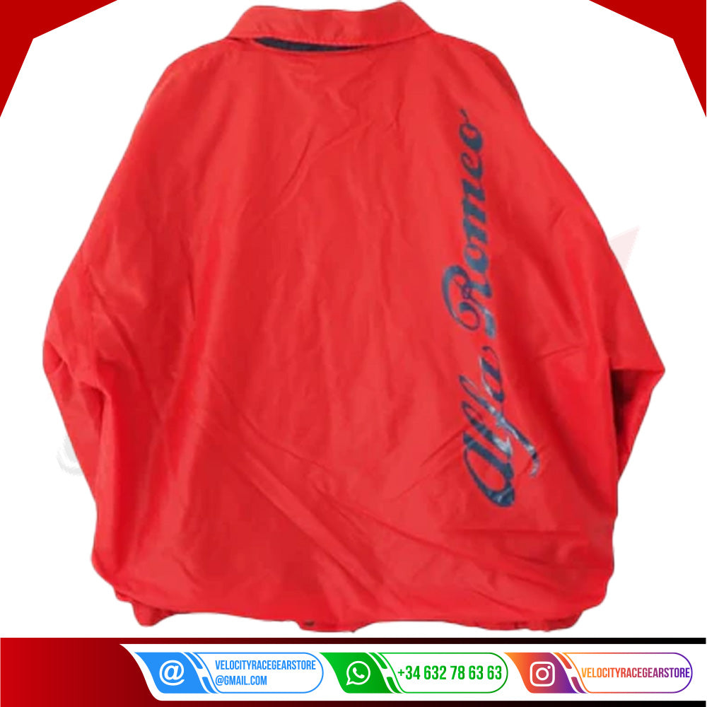 Vintage Alfa Romeo Racing Team F1 Jacket - Velocity Racegear-Vintage Alfa Romeo Racing Team F1 Jacket - Velocity Racegear-F1 jacket