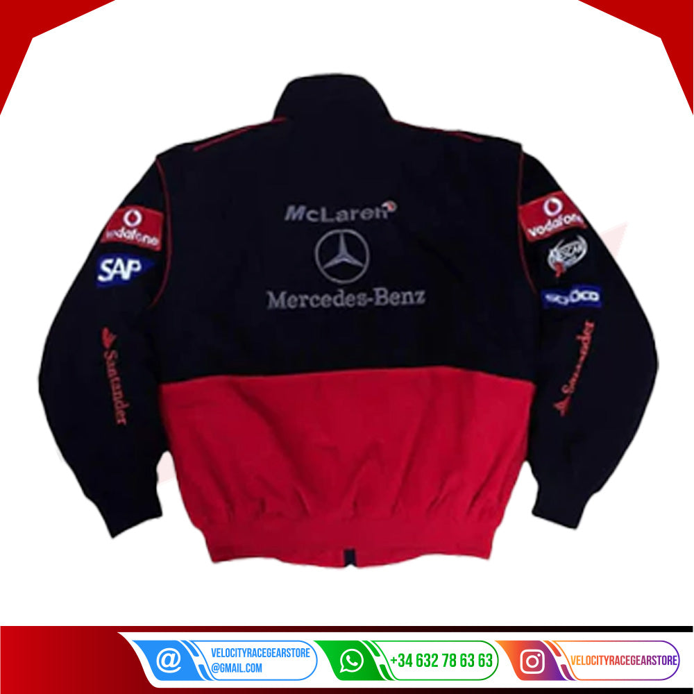 Vintage Edition Mercedes F1 Jacket - Velocity Racegear-Vintage Edition Mercedes F1 Jacket - Velocity Racegear-F1 jacket