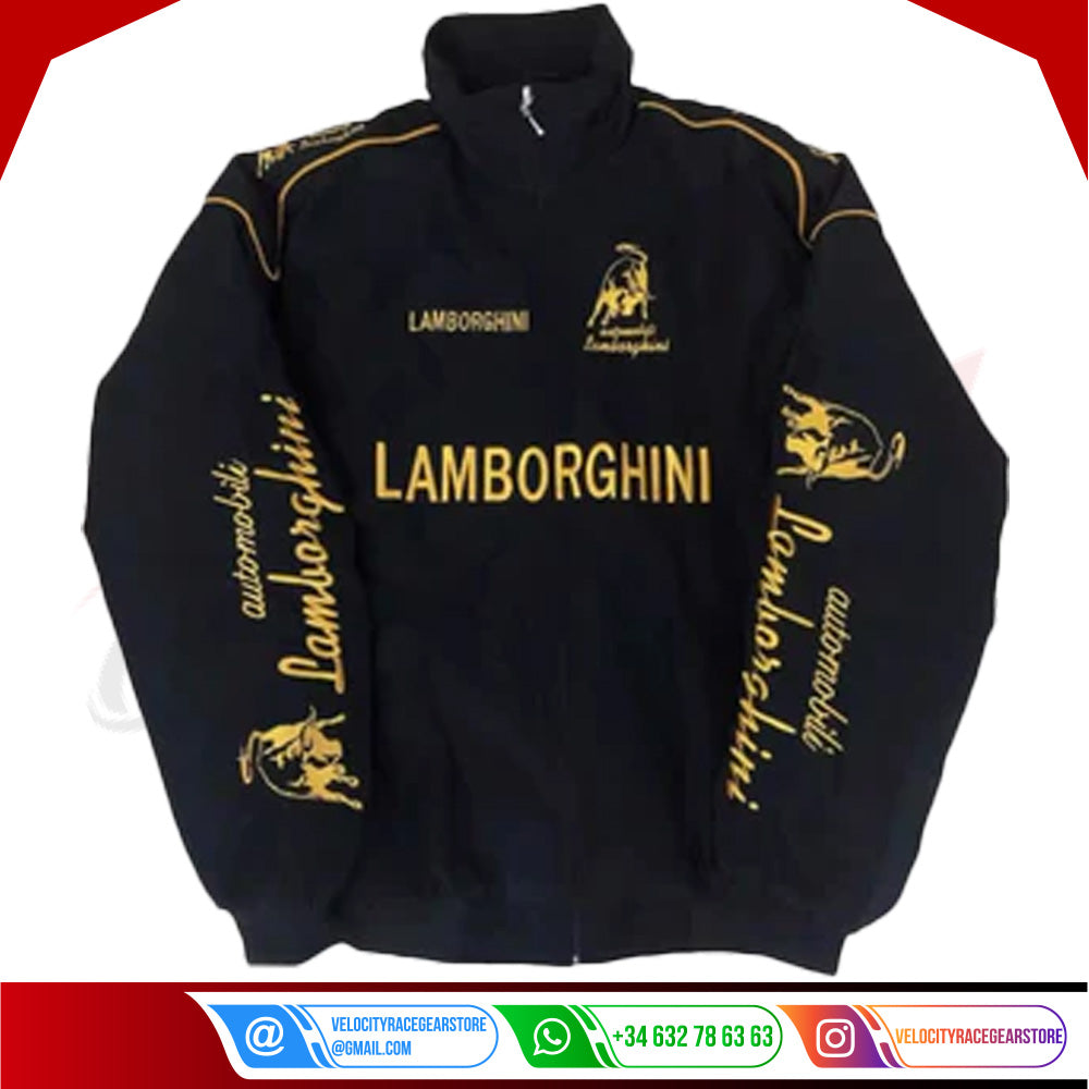 Vintage Lamborghini Racing F1 Jacket - Velocity Racegear-Vintage Lamborghini Racing F1 Jacket - Velocity Racegear-F1 jacket