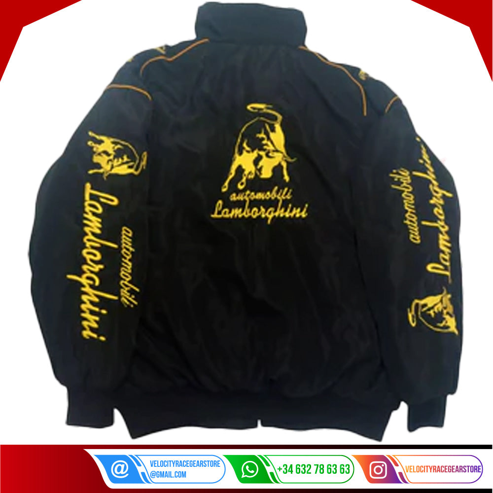 Vintage Lamborghini Racing F1 Jacket - Velocity Racegear-Vintage Lamborghini Racing F1 Jacket - Velocity Racegear-F1 jacket