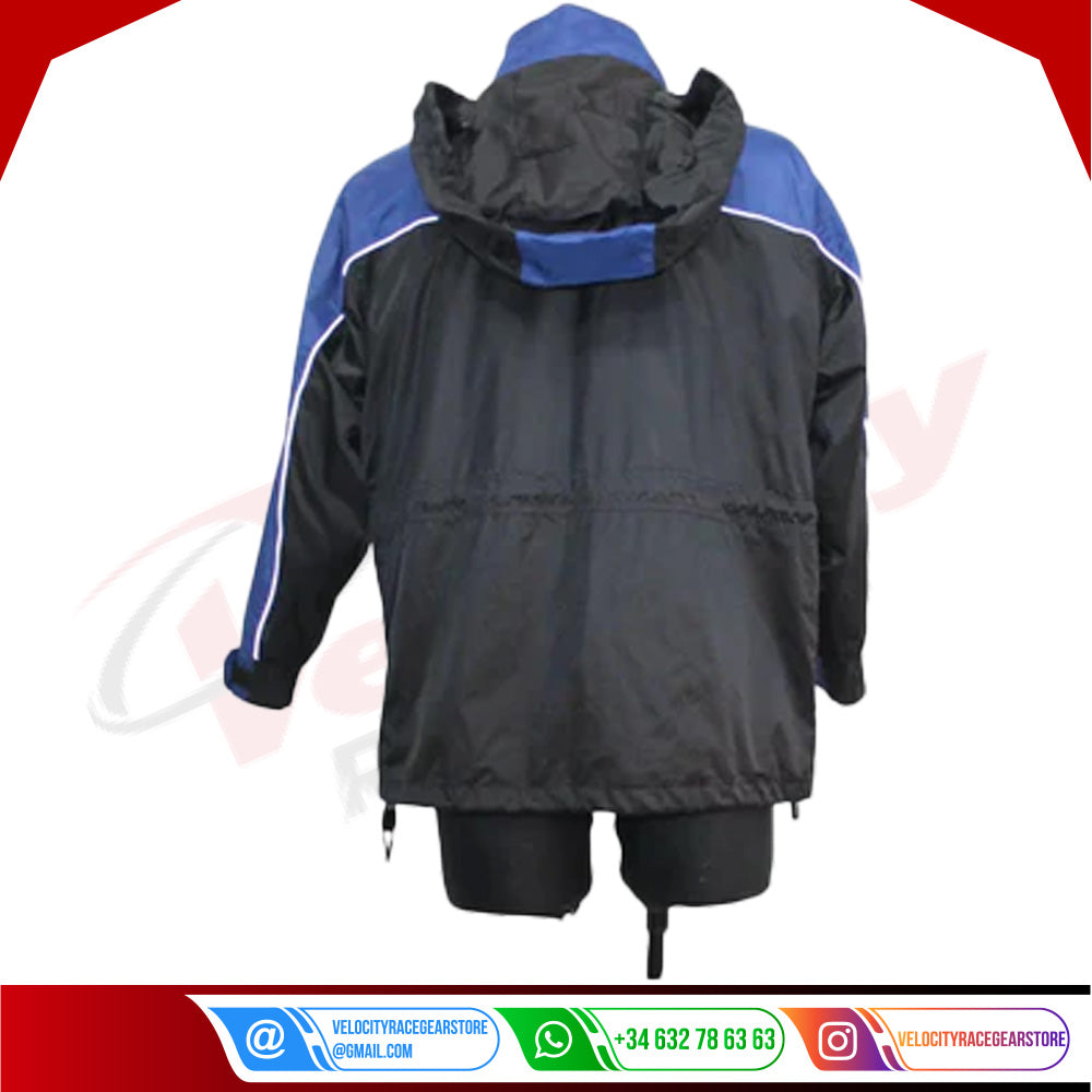 Vintage Mercedes Benz F1 Waterproof Hooded Jacket - Velocity Racegear-Vintage Mercedes Benz F1 Waterproof Hooded Jacket - Velocity Racegear-F1 jacket