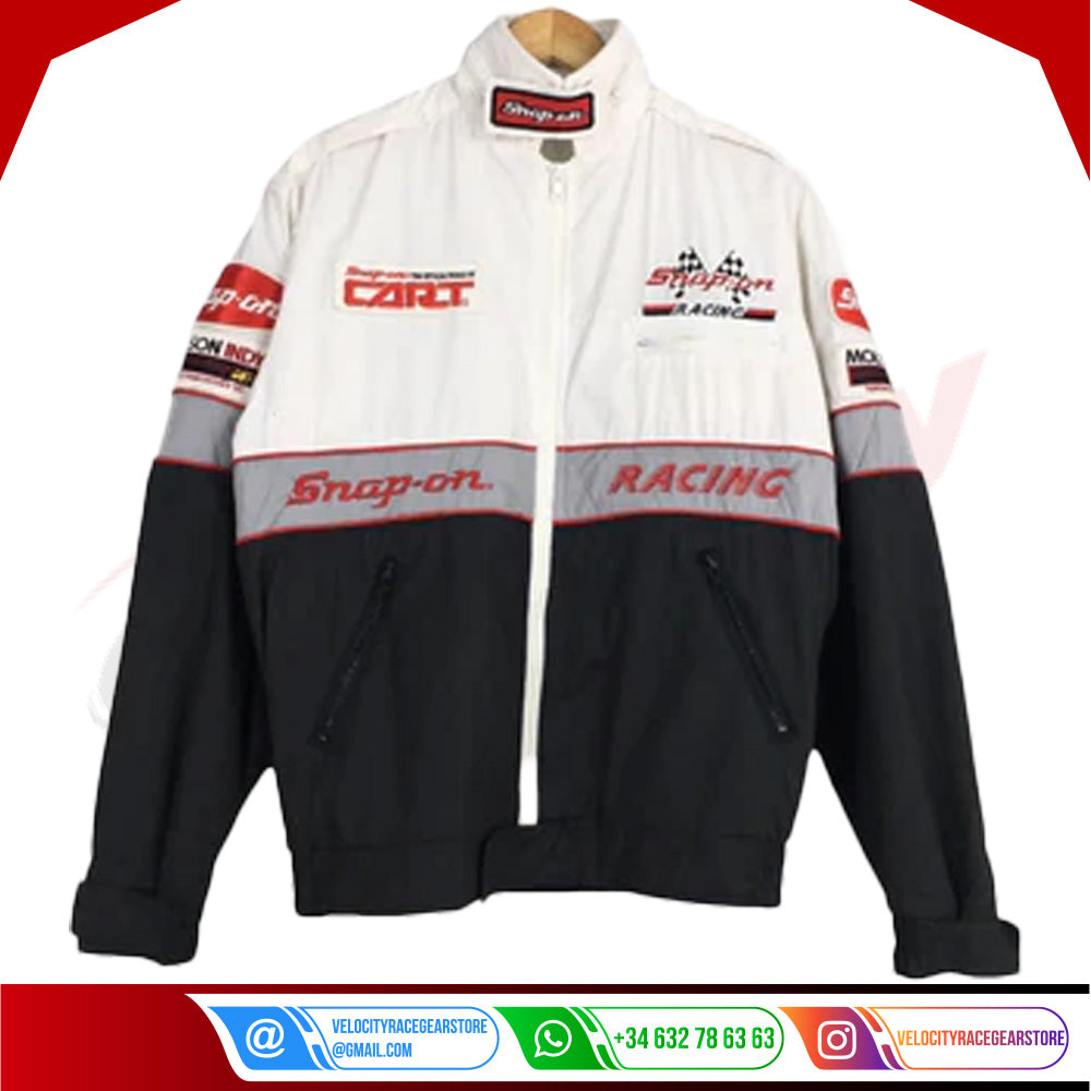 Vintage Snap On Racing Embroidered Multicolor F1 Team Jacket - Velocity Racegear-Vintage Snap On Racing Embroidered Multicolor F1 Team Jacket - Velocity Racegear-F1 jacket